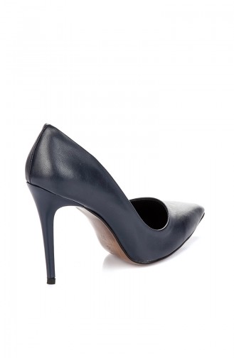 Navy Blue High-Heel Shoes 1770-17-02