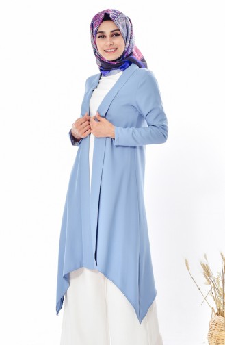 Asymmetrische Jacke 50342-06 Blau 50342-06