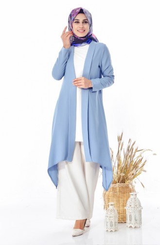 Asymmetrische Jacke 50342-06 Blau 50342-06