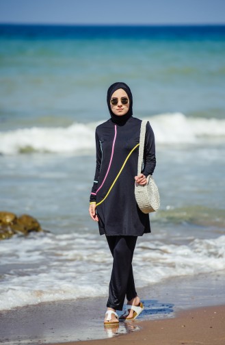 Hijab Badeanzug 1837-05 Schwarz 1837-05