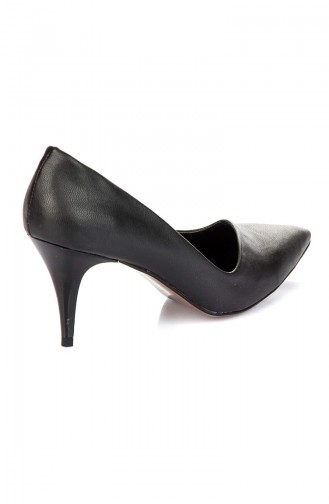 Kadın Topuklu Ayakkabı A11901-17-01 Siyah