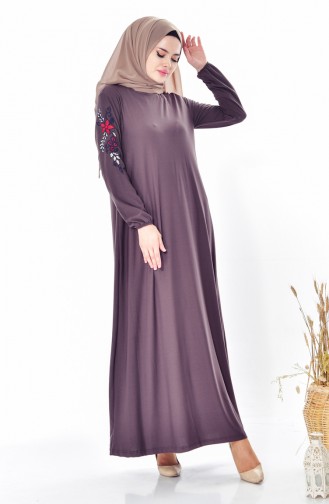 Mink Hijab Dress 5157-07