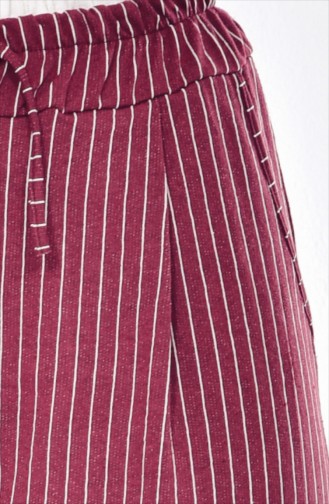 Claret Red Pants 1335-07