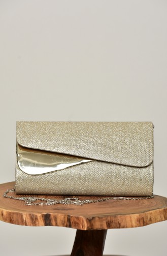 Golden Portfolio Clutch 0443