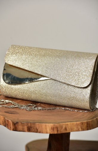 Golden Portfolio Clutch 0443