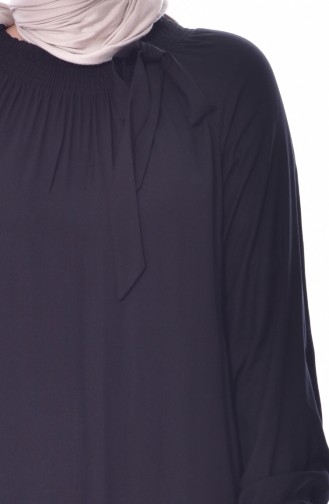 Sleeve Elastic Dress 3002-06 Black 3002-06