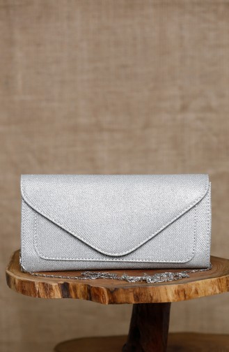 Gray Portfolio Hand Bag 0407-02
