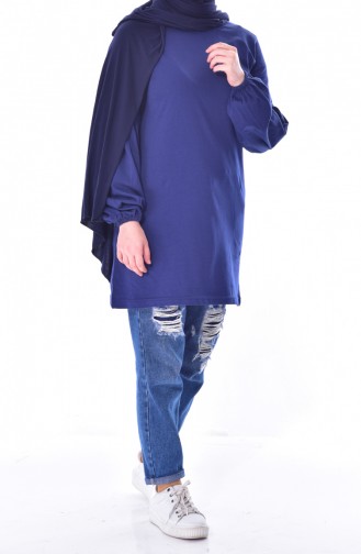 Navy Blue Blouse 6400-03