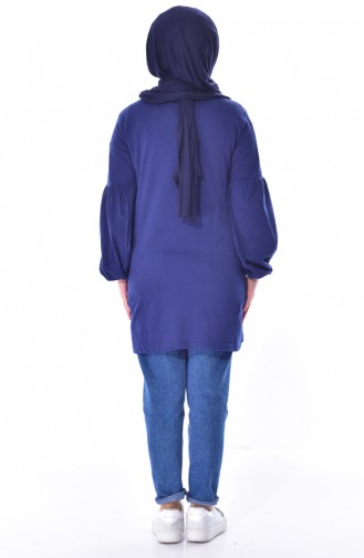 Navy Blue Blouse 6400-03