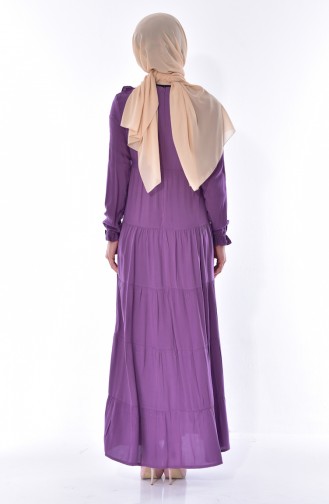 Violet Hijab Dress 1815-01