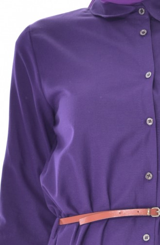 W.B Belted Tunic 6318-08 Purple 6318-08