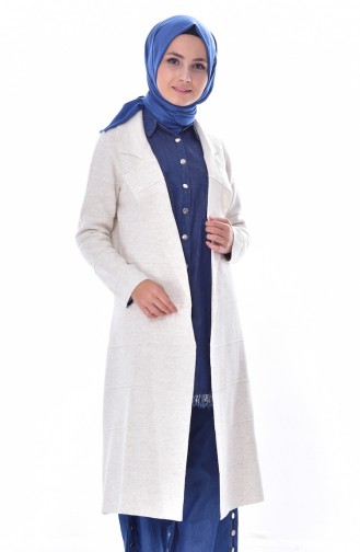 Long Cardigan 4711-04 Beige 4711-04