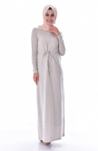 Robe Sport Taille Plissée 2911-09 Beige 2911-09