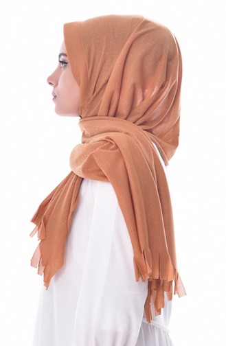 Silvery Practical Shawl 1014-01 Camel 1014-01