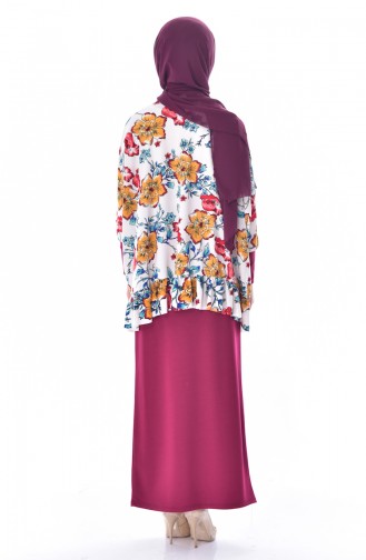 Bluz Etek İkili Takım 0133-02 Ekru