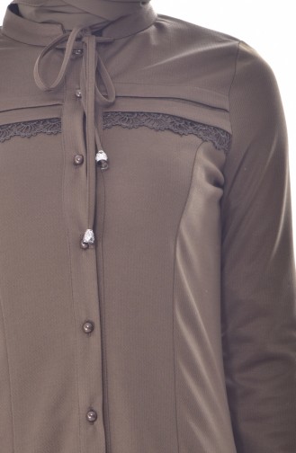 Laced Buttoned Tunic 2001-09 Khaki 2001-09