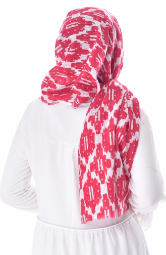 U.S POLO ASSN. Cut Cotton Shawl 2548-11 Claret Red Red 2548-11