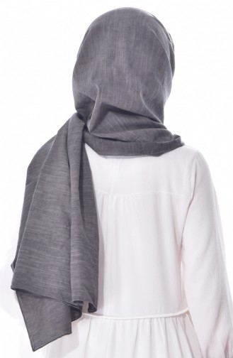 Schal aus Baumwolle 901340-27D Schwarz 27D