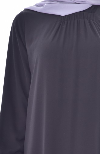 Krep Elbise 7020-02 Siyah