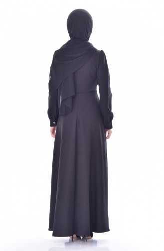 Hijab Kleid 60629-04 Schwarz 60629-04