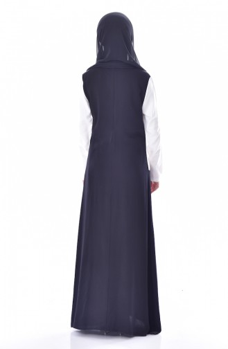 Black İslamitische Jurk 4470-03