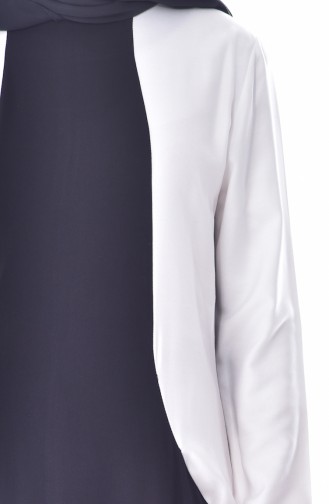 Garnili Cepli Elbise 4470-03 Siyah