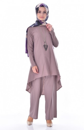 Tunik Pantolon İkili Takım 2972-07 Vizon 2972-07