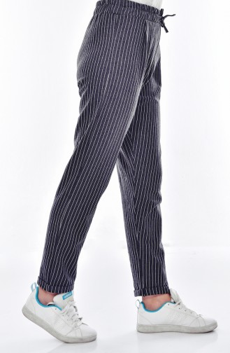 Striped Pants 1329-04 Antrasit 1329-04