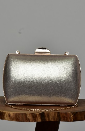 Gold Colour Portfolio Hand Bag 0276-06