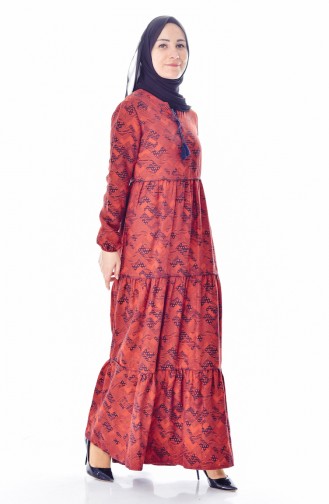 Innate Fabric Pattern Pleated Dress 0057-01 Tile 0057-01