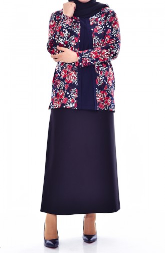 Navy Blue Blouse 4750B-04