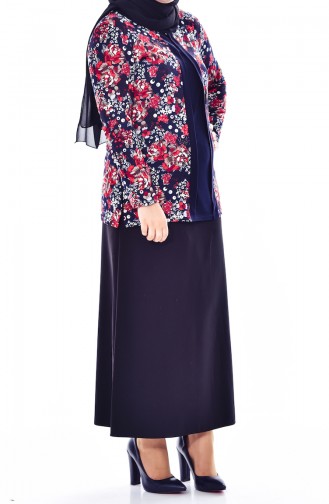 Navy Blue Blouse 4750B-04