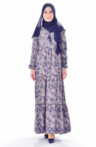 Mink Hijab Dress 0057-03