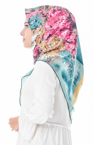 وشاح أخضر زمردي 02