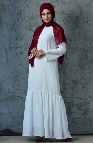 Robe Hijab Ecru 60003-02