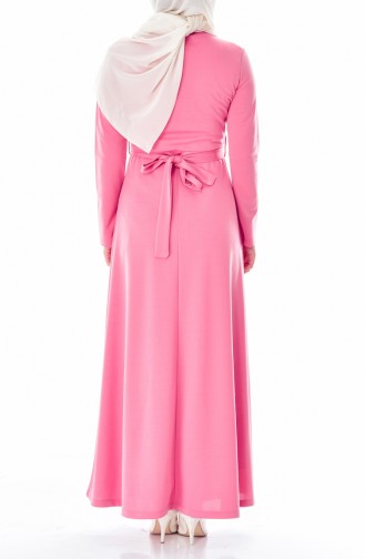 Dusty Rose Hijab Dress 4113-04