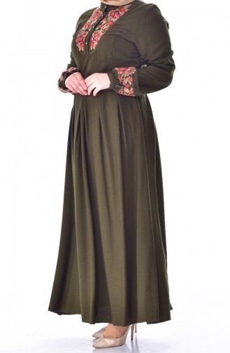 Robe Bordée 2019-03 Khaki 2019-03