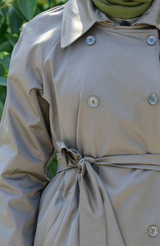 Trench Coat a Ceinture 90001-03 Khaki 90001-03