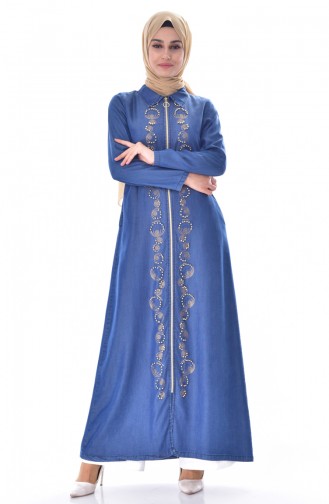 Abayas Bleu Jean 9236-01