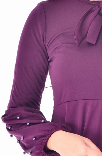 Purple Hijab Dress 4110-01