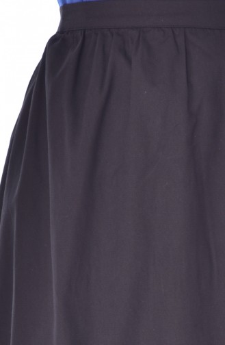 Elastic Waist Skirt 1444-02 Black 1444-02