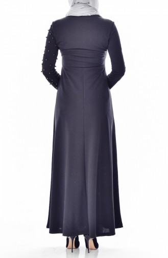 Black Hijab Dress 4107-01