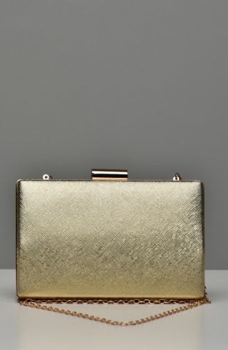 Gold Colour Portfolio Hand Bag 0278-06