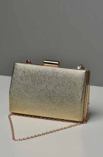 Gold Colour Portfolio Hand Bag 0278-06