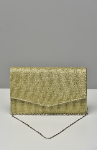 Gold Colour Portfolio Hand Bag 0460-02