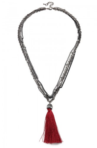 Claret red Necklace 8264-01