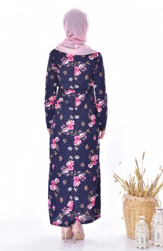 Pink Hijab Dress 3913-01