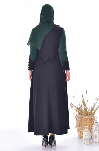 Suit Looking Dress 4482-06 Emerald Green 4482-06