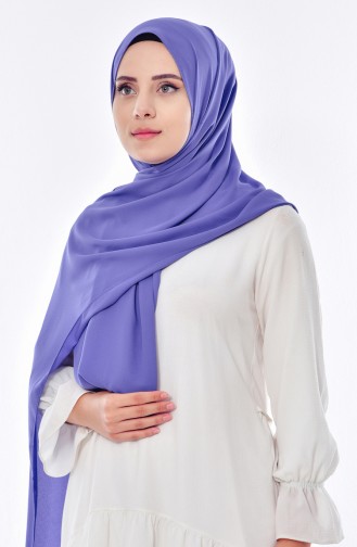 Luxury Crepe Shawl 50051-55 Light Navy Blue 55