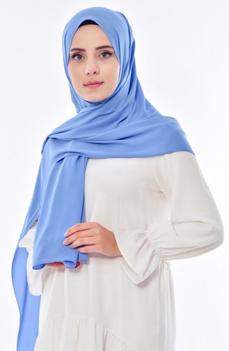 Luxury Crepe Shawl 50051-80130 Light Blue 80130